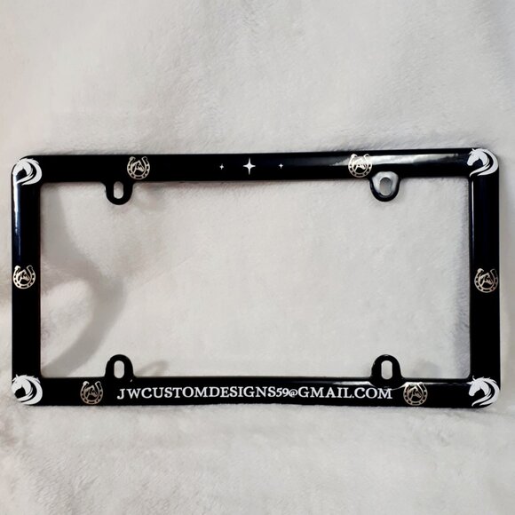 Horse License Plate Frame - Picture 1 of 3
